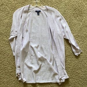 light purple cardigan